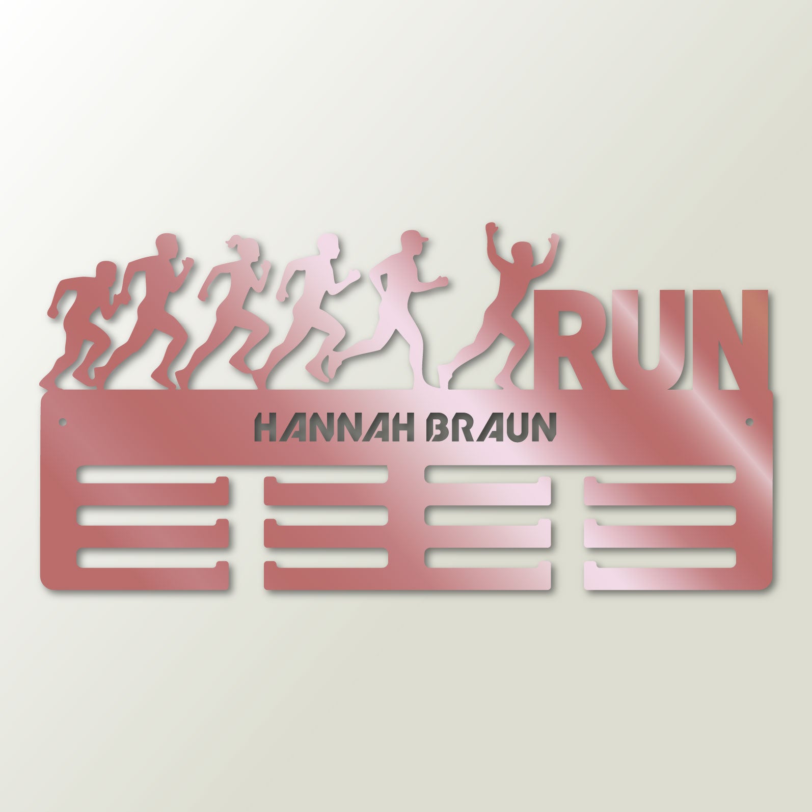 Personalisierter Medaillenhalter Running / Run