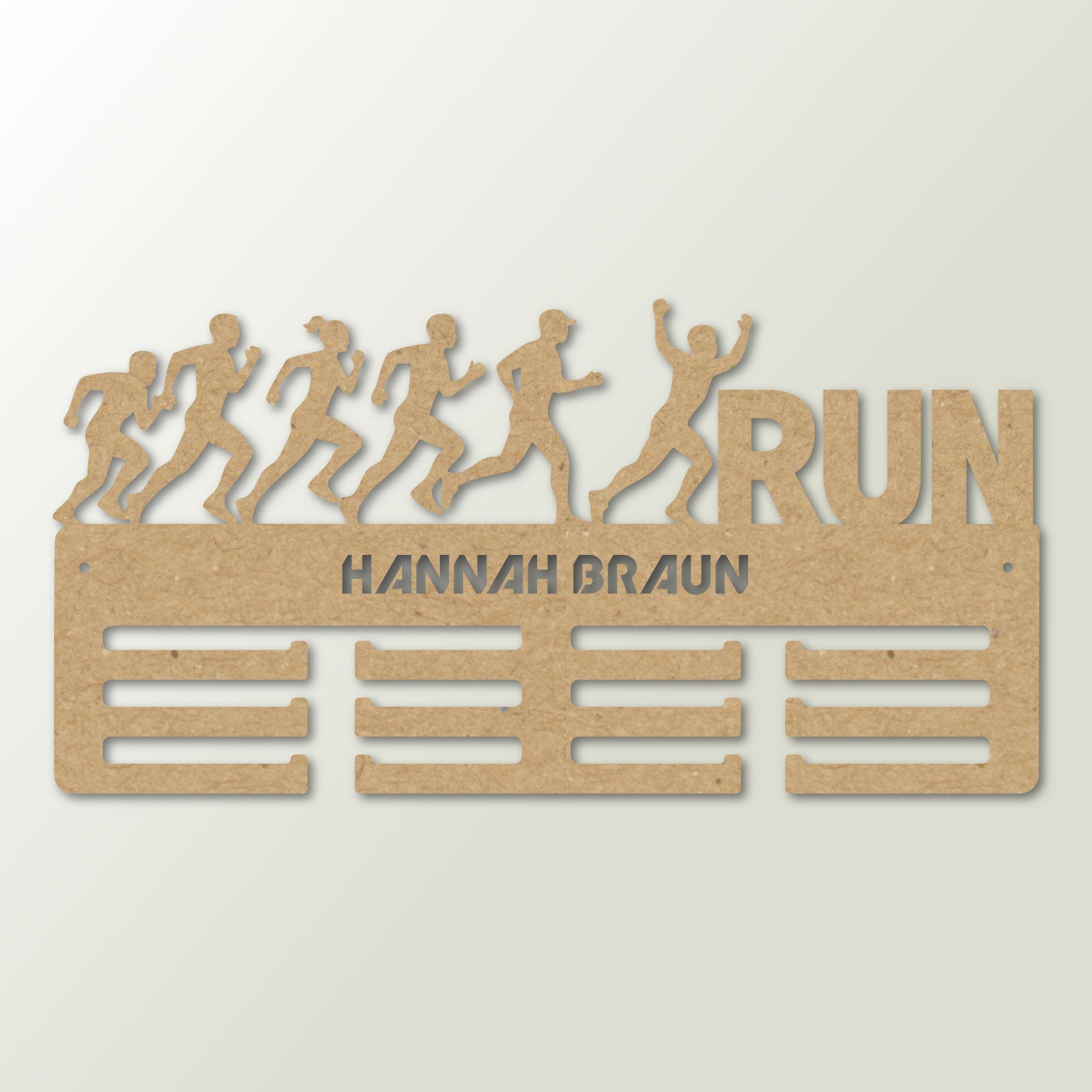 Personalisierter Medaillenhalter Running / Run