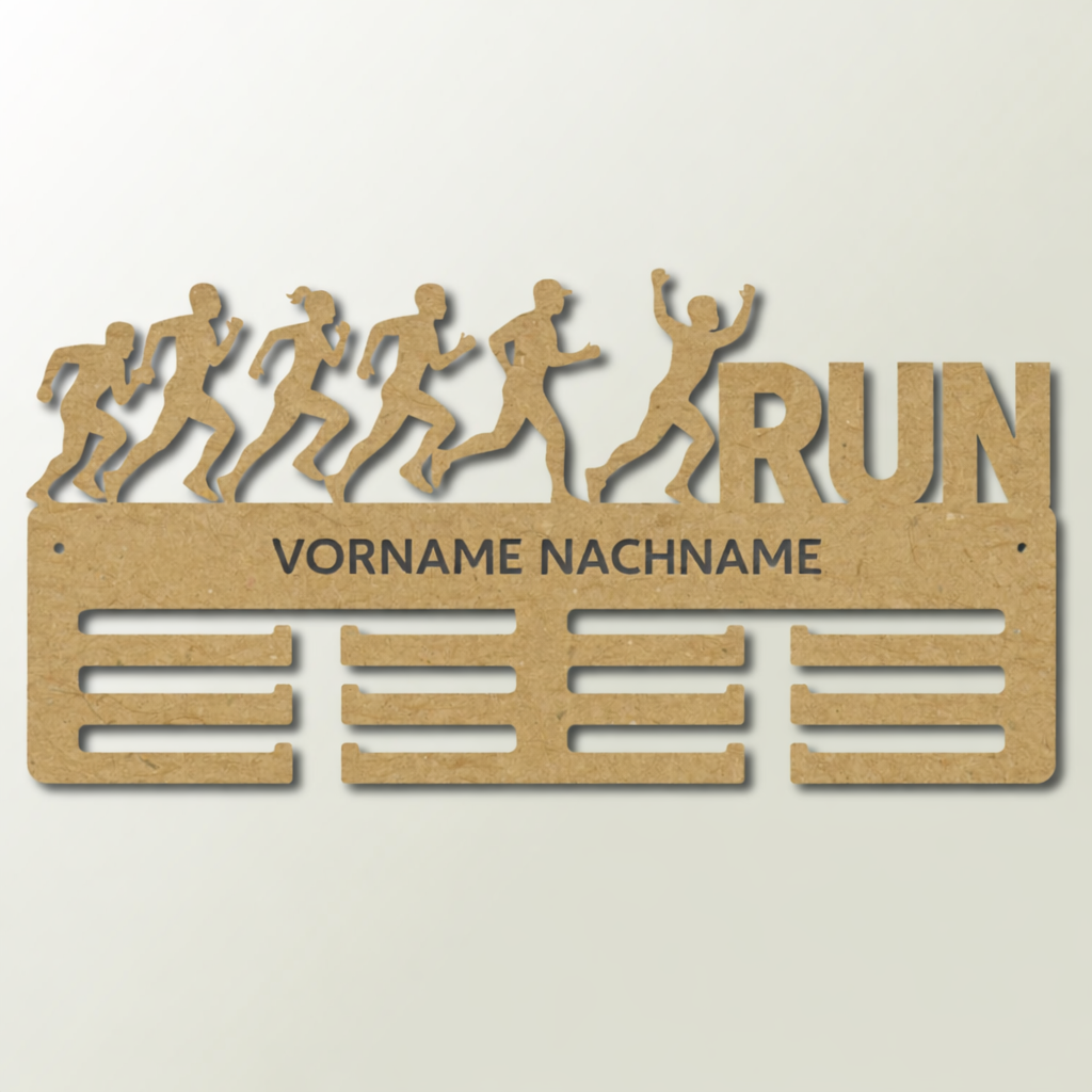 Personalisierter Medaillenhalter Running / Run