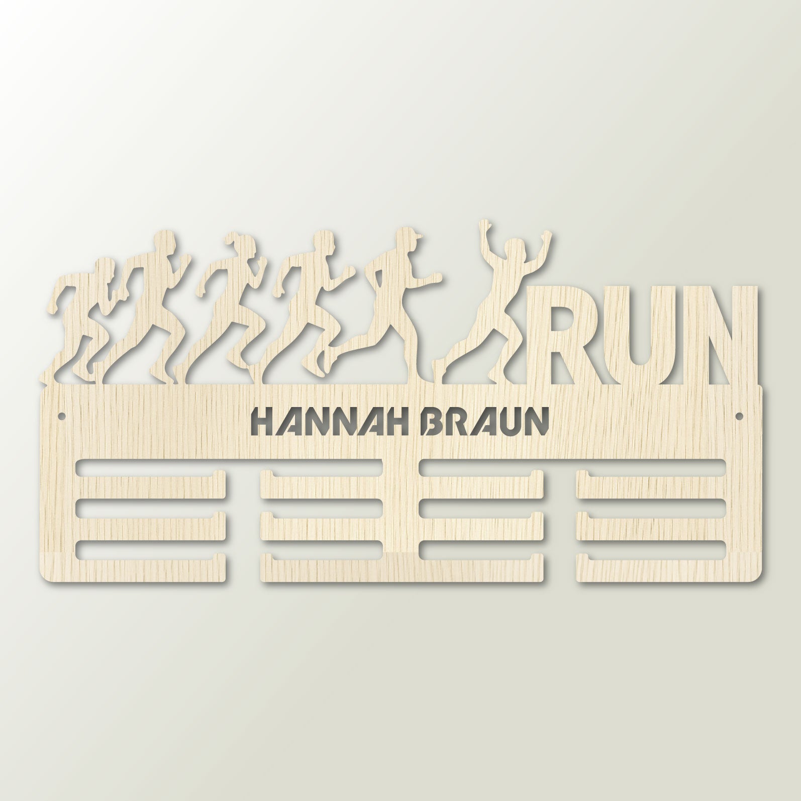 Personalisierter Medaillenhalter Running / Run