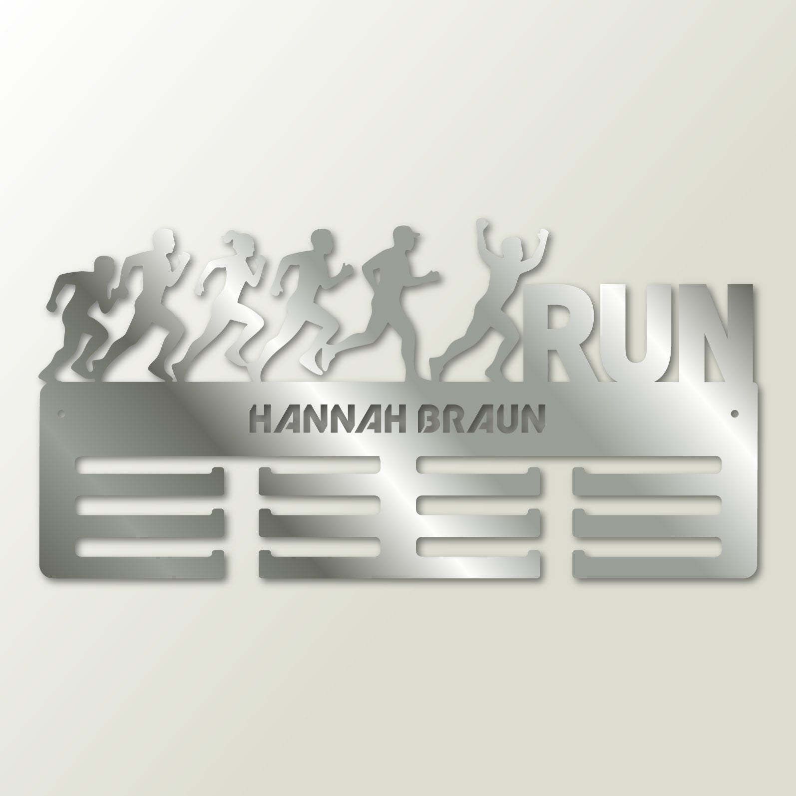 Personalisierter Medaillenhalter Running / Run