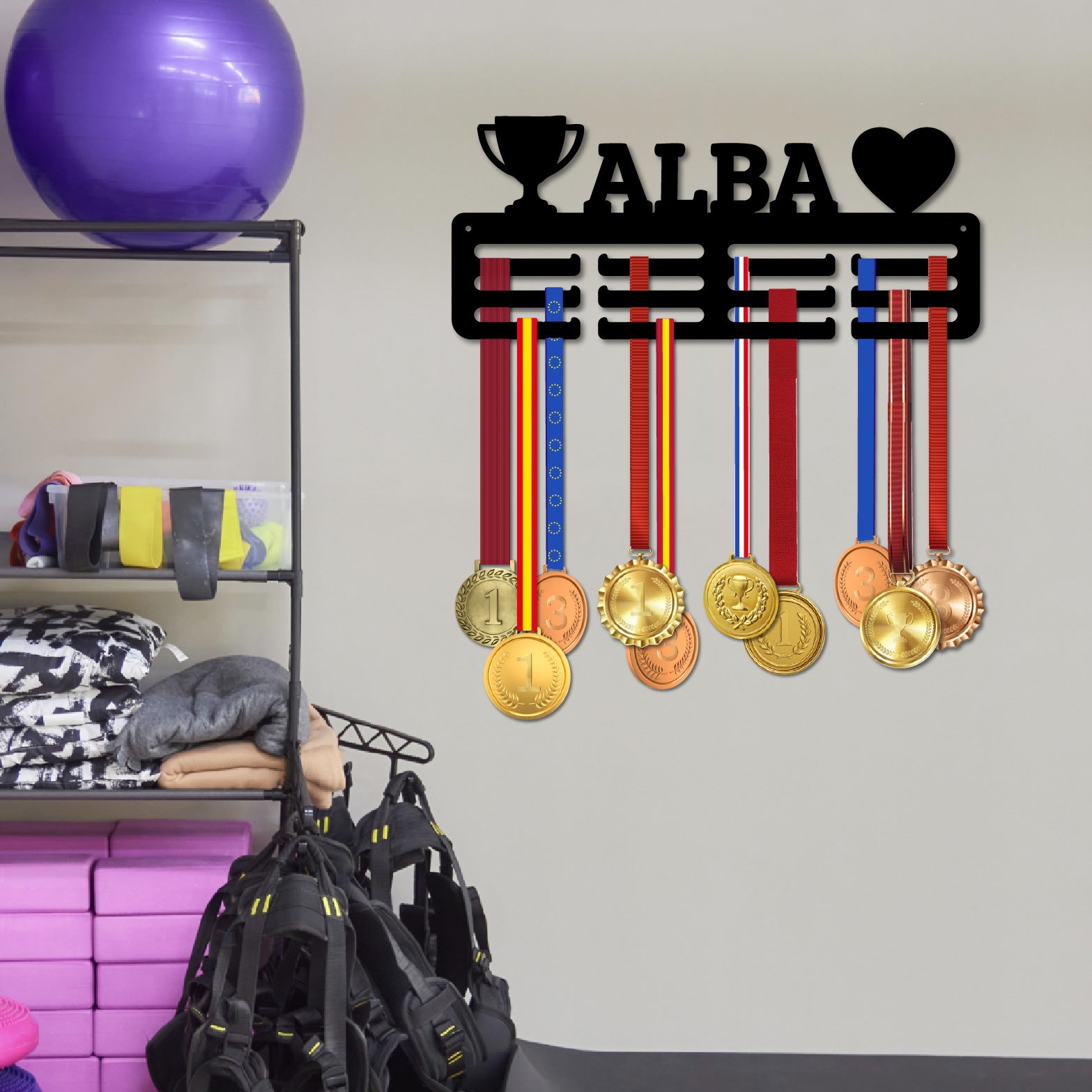 Personalisierter Medaillenhalter