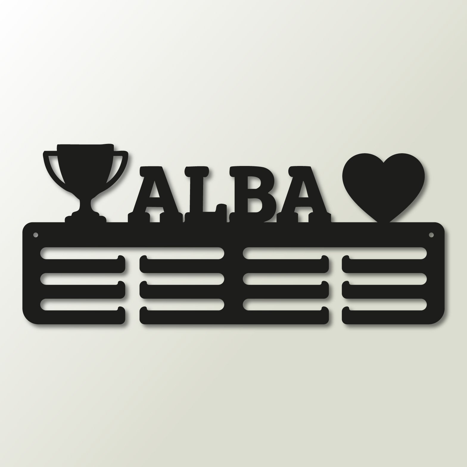 Personalisierter Medaillenhalter