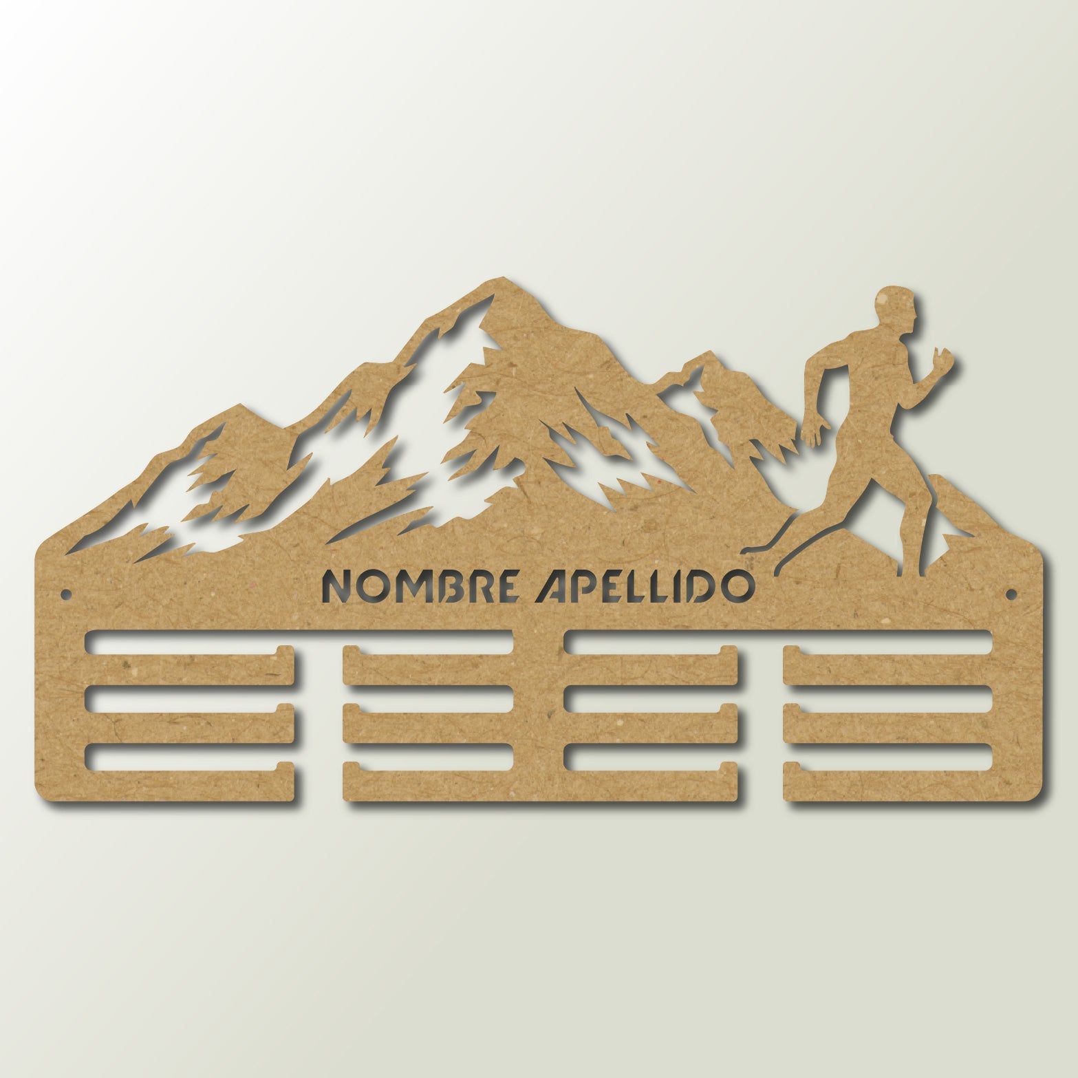 Personalisierter Medaillenhalter Laufen / Trailrunning