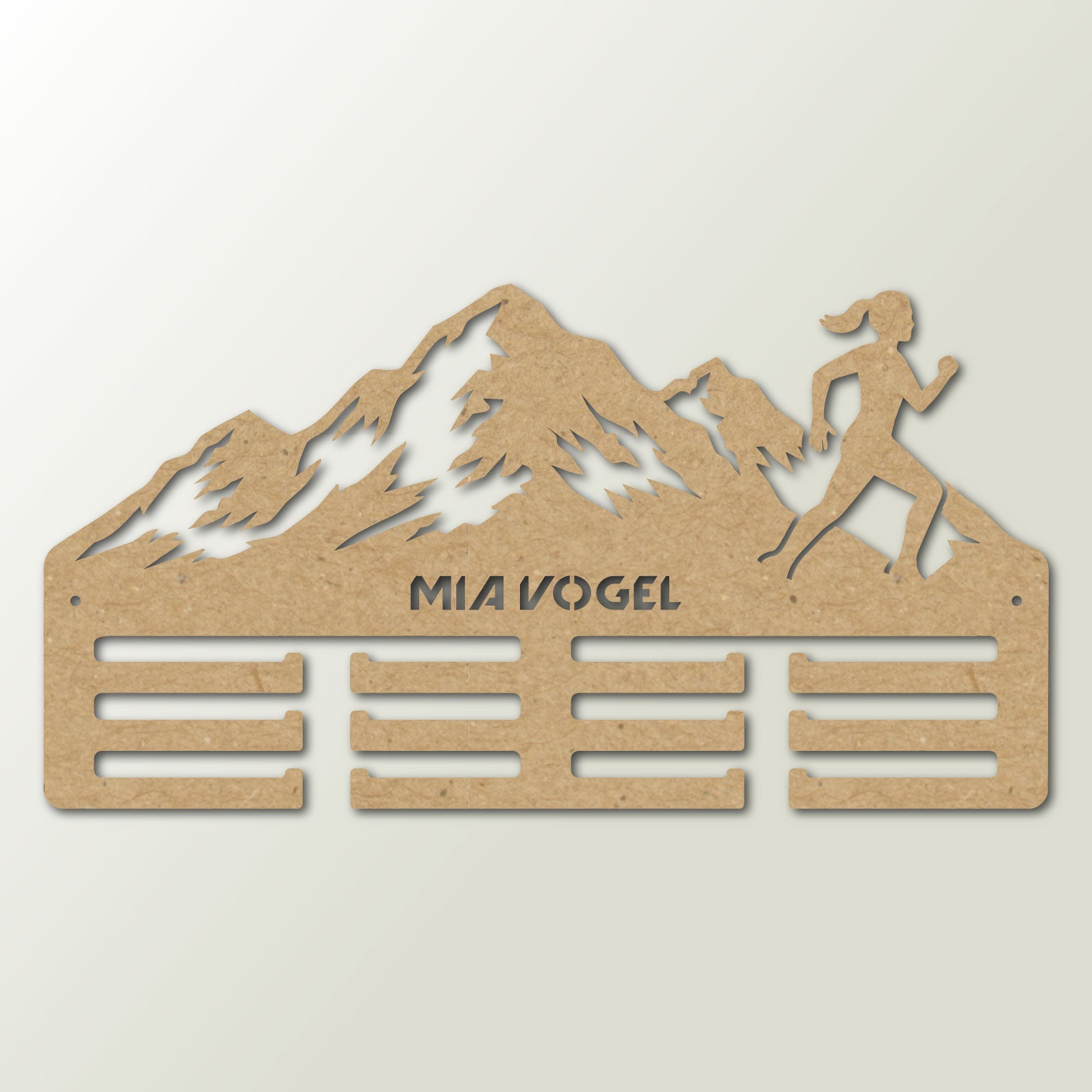 Medaillenhalter Trail Running Ultratrail personalisiert