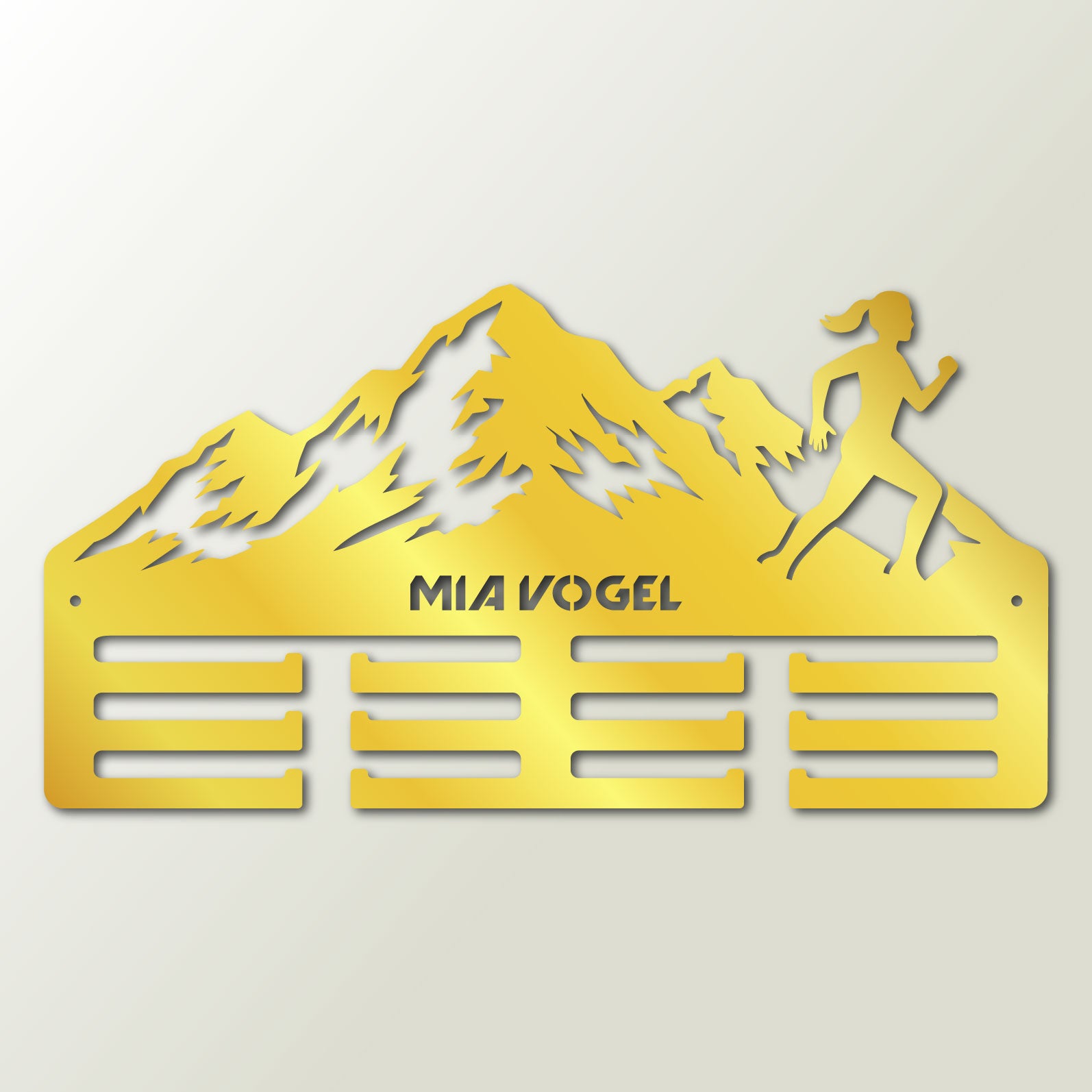 Medaillenhalter Trail Running Ultratrail personalisiert