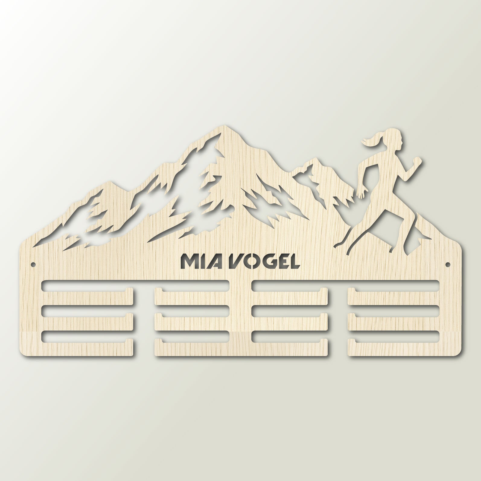 Medaillenhalter Trail Running Ultratrail personalisiert