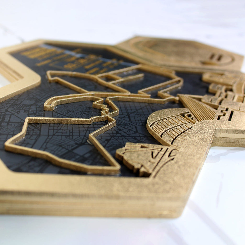 Medaillenhalter Marathon personalisiert aus Holz