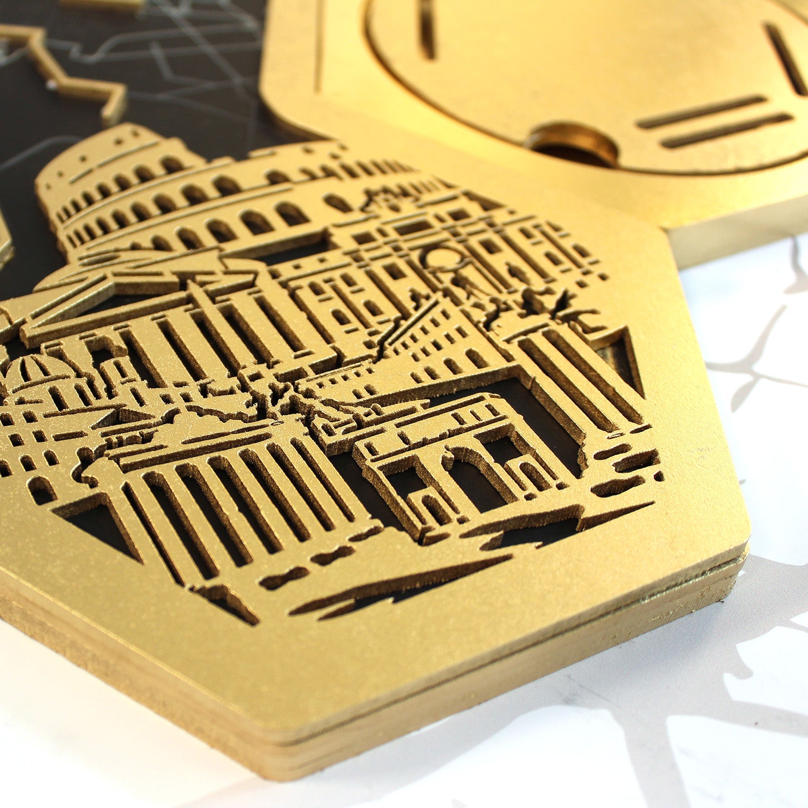 Medaillenhalter Halbmarathon personalisiert aus Holz