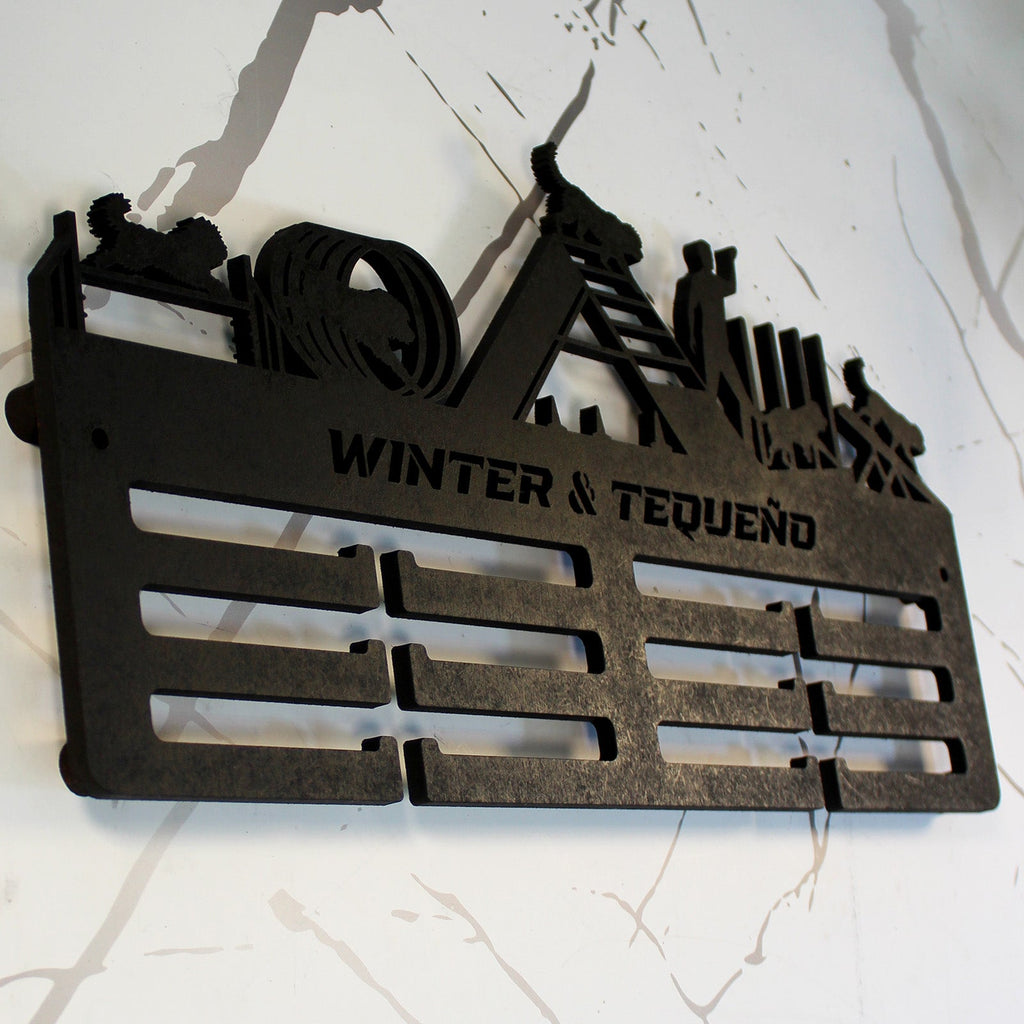 Medaillenhalter Agility personalisiert aus Holz