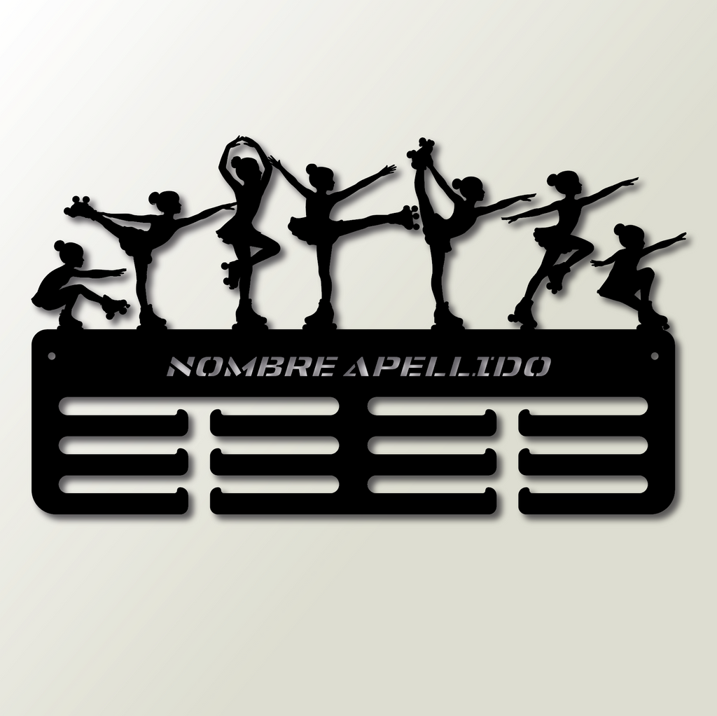 Medallero Personalizado Patinaje Artístico | Estrella sobre Ruedas