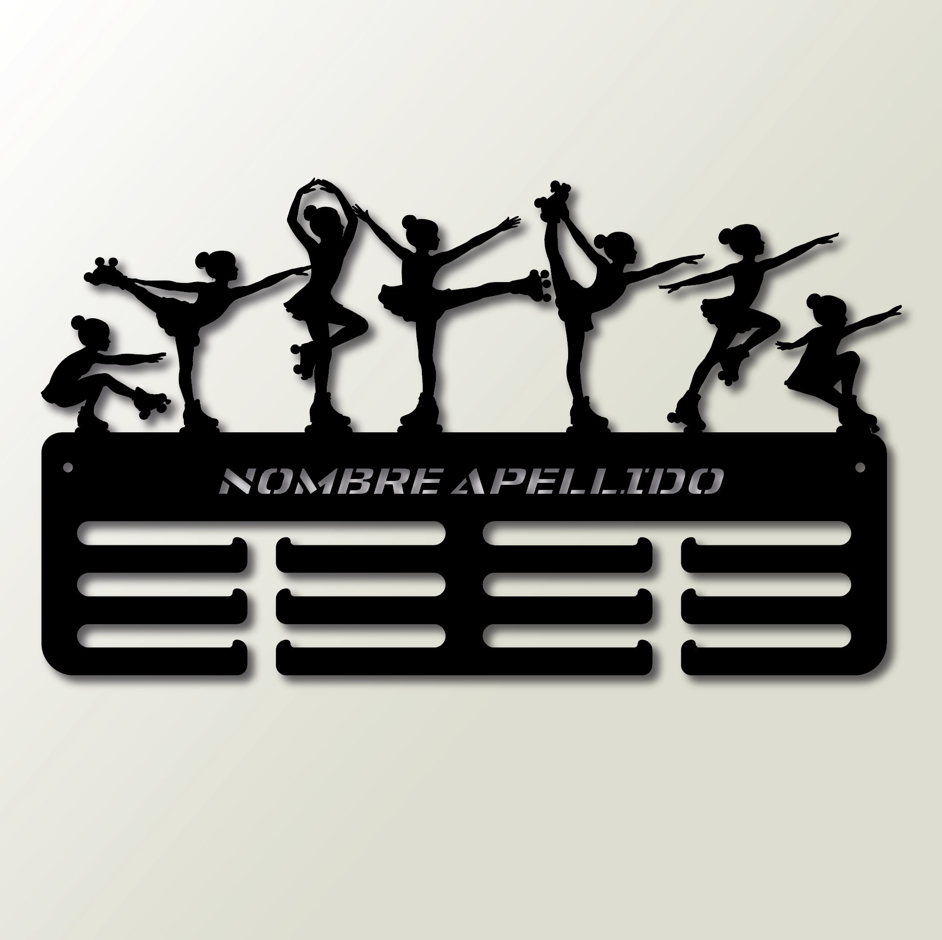 Medallero Personalizado Patinaje Artístico | Estrella sobre Ruedas
