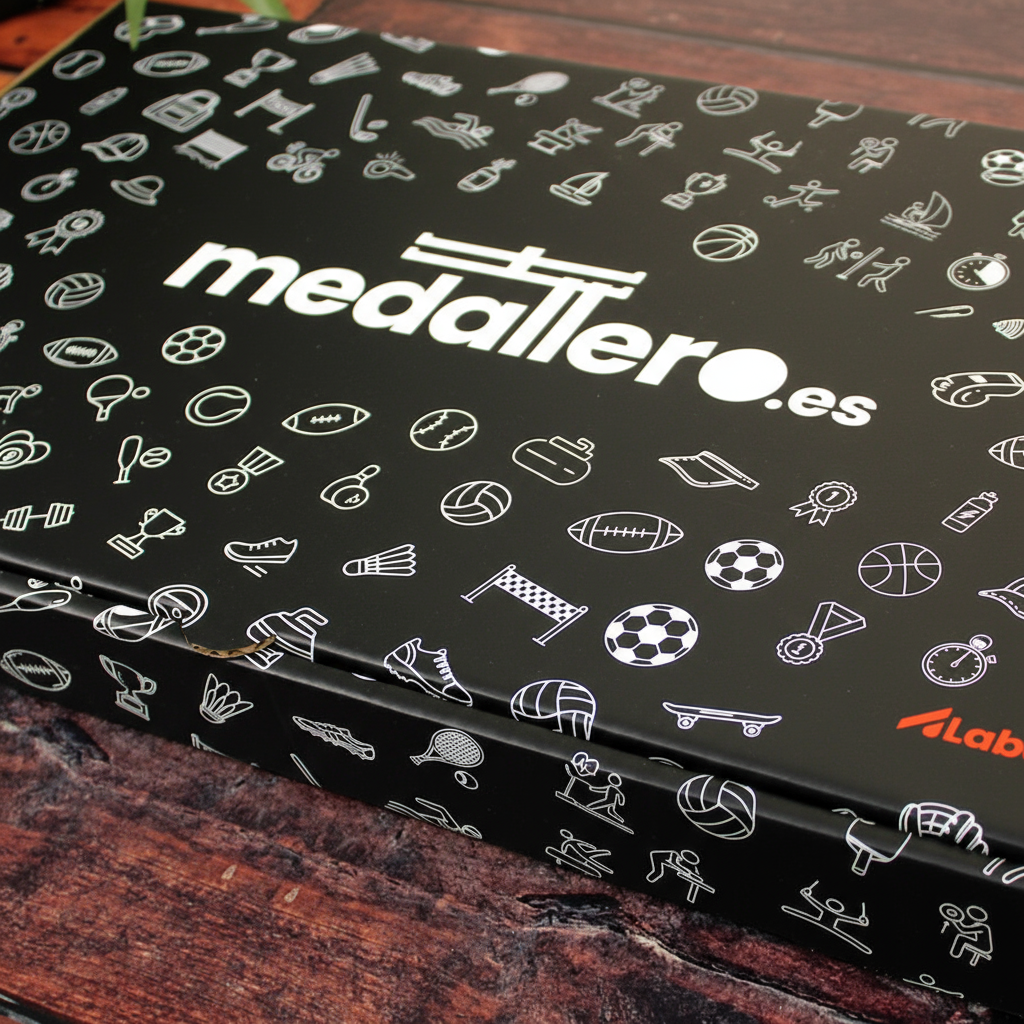 Personalisierter Medaillenhalter Running