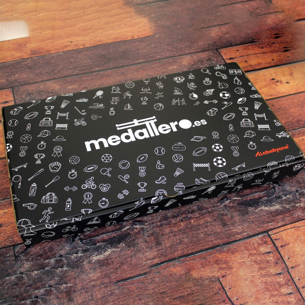 Personalisierter Medaillenhalter Schach mit Namen