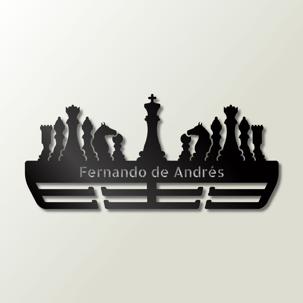 Personalisierter Medaillenhalter Running