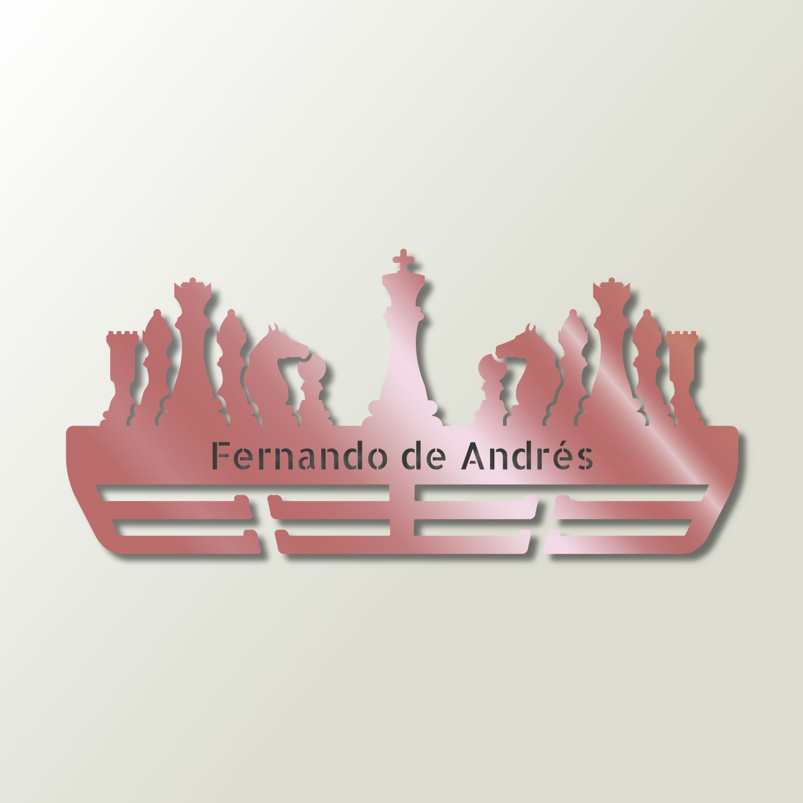 Personalisierter Medaillenhalter Running