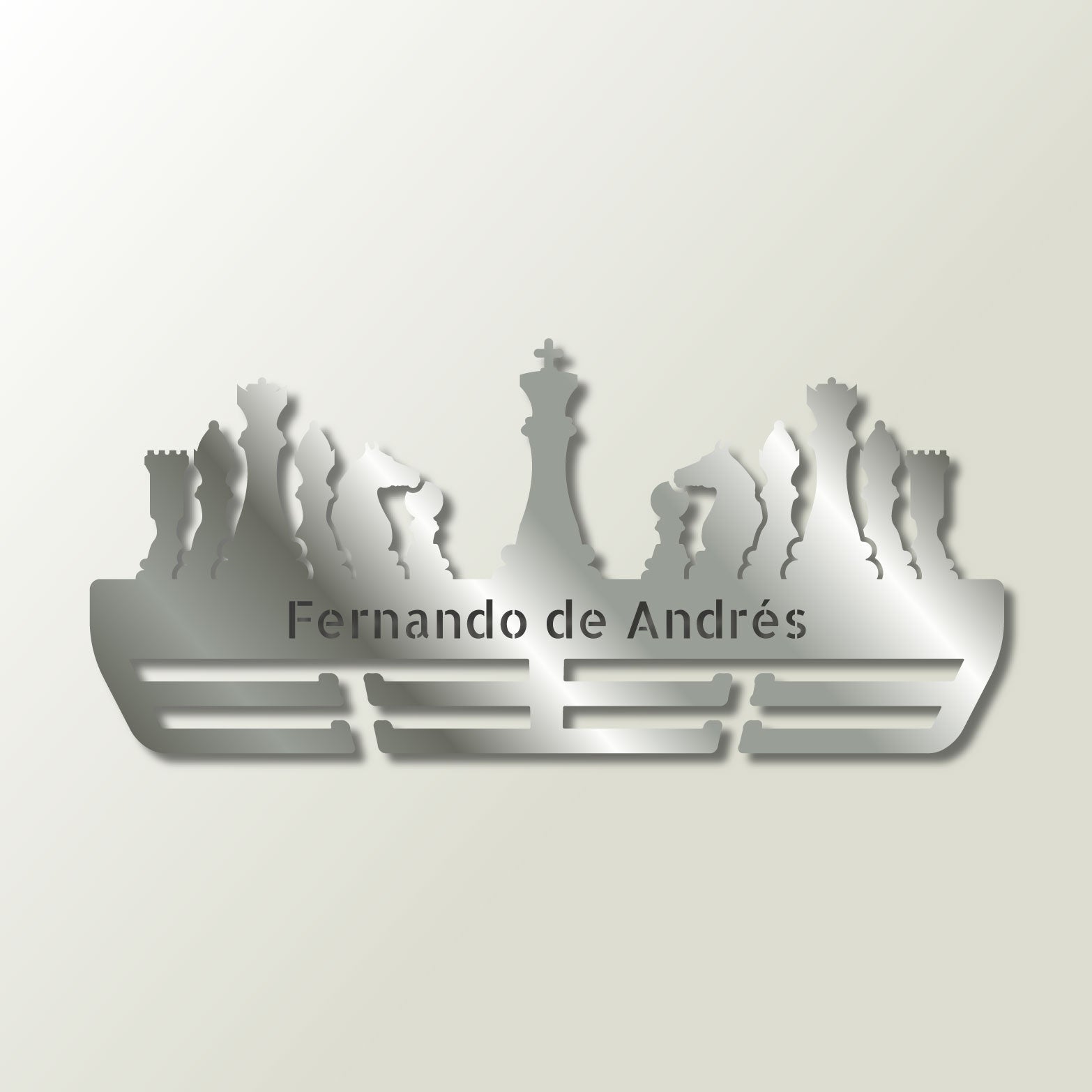 Personalisierter Medaillenhalter Running